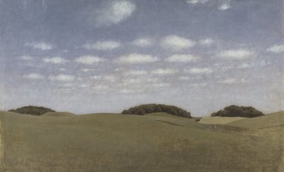 Paysage de Lejre - Vilhelm Hammershoi